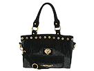 Ed Hardy - Bohemian Rhapsody Filina Zip Top Shoulder (Black) - Bags and Luggage