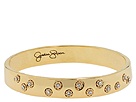 Jessica Simpson - Sparkling Bangle (Antiqued Gold-tone) - Jewelry