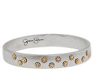 Jessica Simpson - Sparkling Bangle (Silver Oxidized) - Jewelry