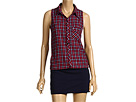 Free People - Highlands Plaid Boyfriend Hip Hugger (Berry Combo) - Apparel