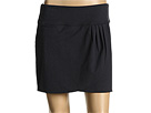 Free People - Knit Tulip Skirt (Washed Black Combo) - Apparel