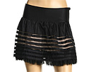 Free People - Sateen Ribbon Skirt (Black) - Apparel