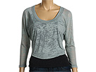 Free People Clothing Free People - Cropped Pocket Tee (Sage) - Apparel