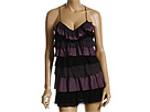 Free People - Lots of Ruffles Tunic (Charcoal) - Apparel