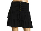 Free People - Shake It Out Ruffle Skirt (Black) - Apparel