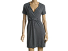 BCBG Max Azria - Sweater Button Front City Dress (Heather Grey) - Apparel