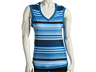 Nike - Print Victory Dri-FIT Sleeveless Top (Pale Blue/Imperial Blue/Pale Blue) - Apparel