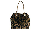 B. Makowsky - Nairobi Large Tote (Brown Zebra) - Bags and Luggage