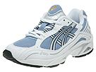 ASICS - Gel-Legato (Faded Denim/Lightning/Mandarin) - Footwear by asics (womens womens athletic running performance running neutral cushioning midweight cushion)
