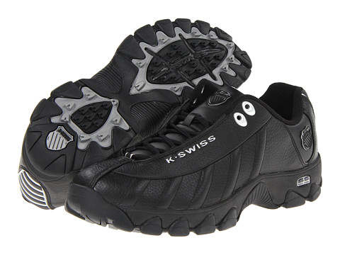 UPC 824484041096 product image for K-Swiss ST329 (Black/Silver) Men's Shoes | upcitemdb.com