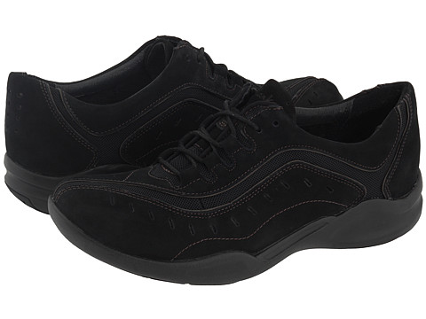 clarks wave wheel black nubuck