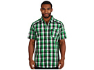 Oakley - Slant Detail Plaid Woven (Medium Green)
