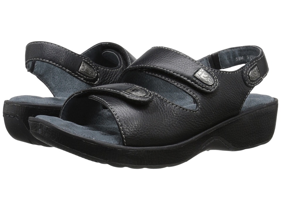 SoftWalk Bolivia (Black Tumbled Glove Leather) Women