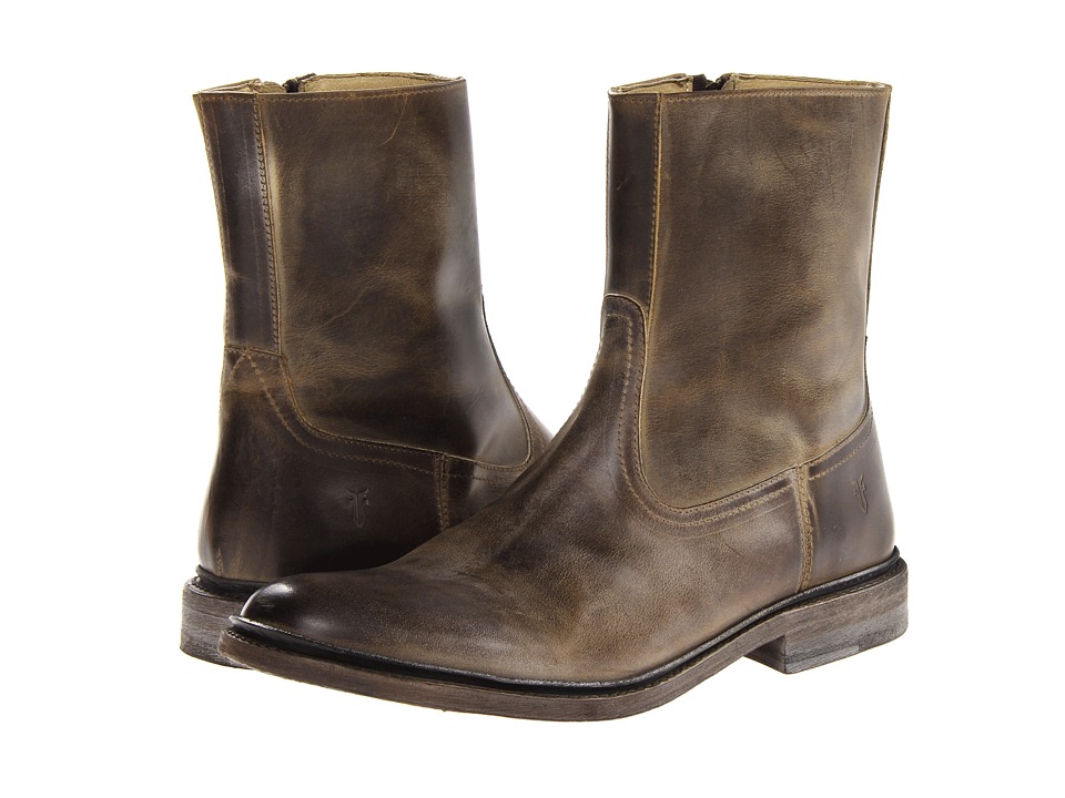 Frye James Inside Zip (Tan) Men
