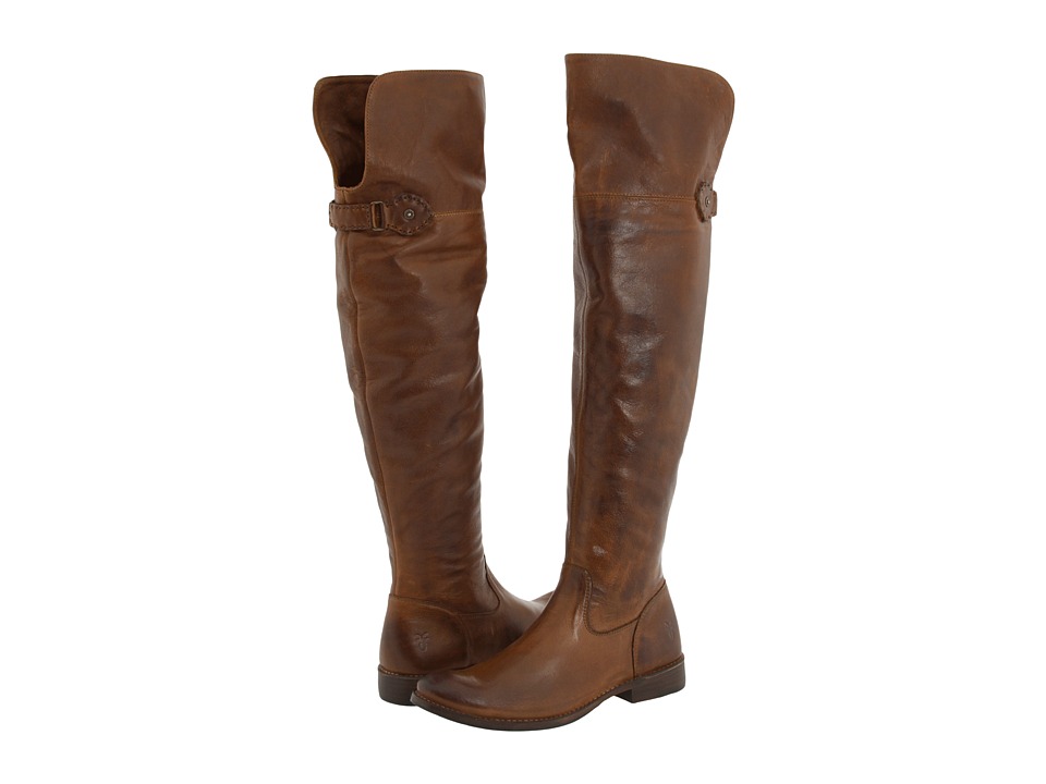 Frye - Shirley Over-The-Knee Riding (Brown Leather) Women