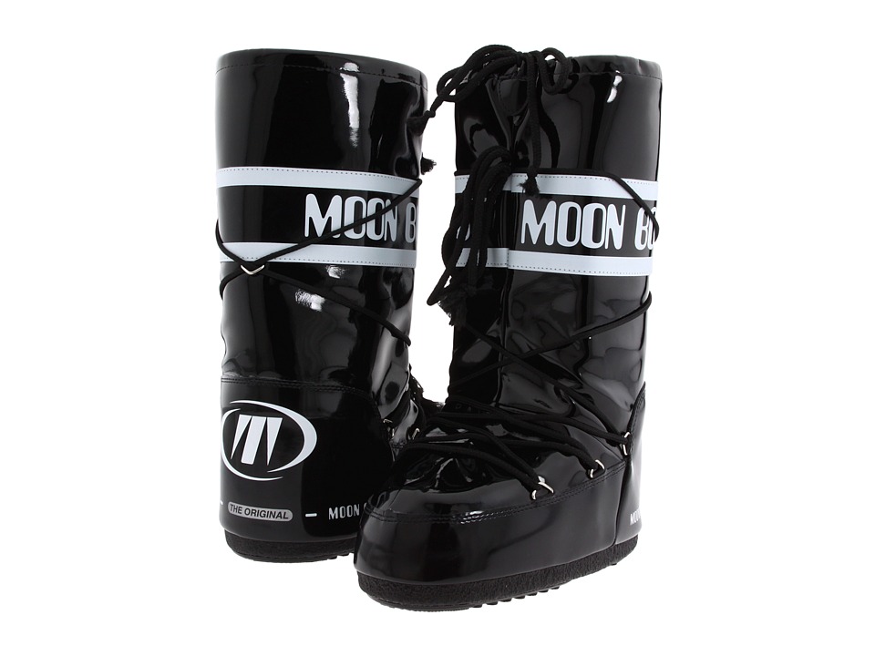 UPC 808675895453 product image for Tecnica Moon Boot Vinyl (Black/White) Cold Weather Boots | upcitemdb.com