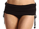 Juicy Couture - Miss Softee Rollover Bottom W/ Side Ties (Black)