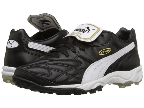 UPC 649346649353 product image for PUMA King Allround TT (Black/White/Gold) Men's Soccer Shoes | upcitemdb.com