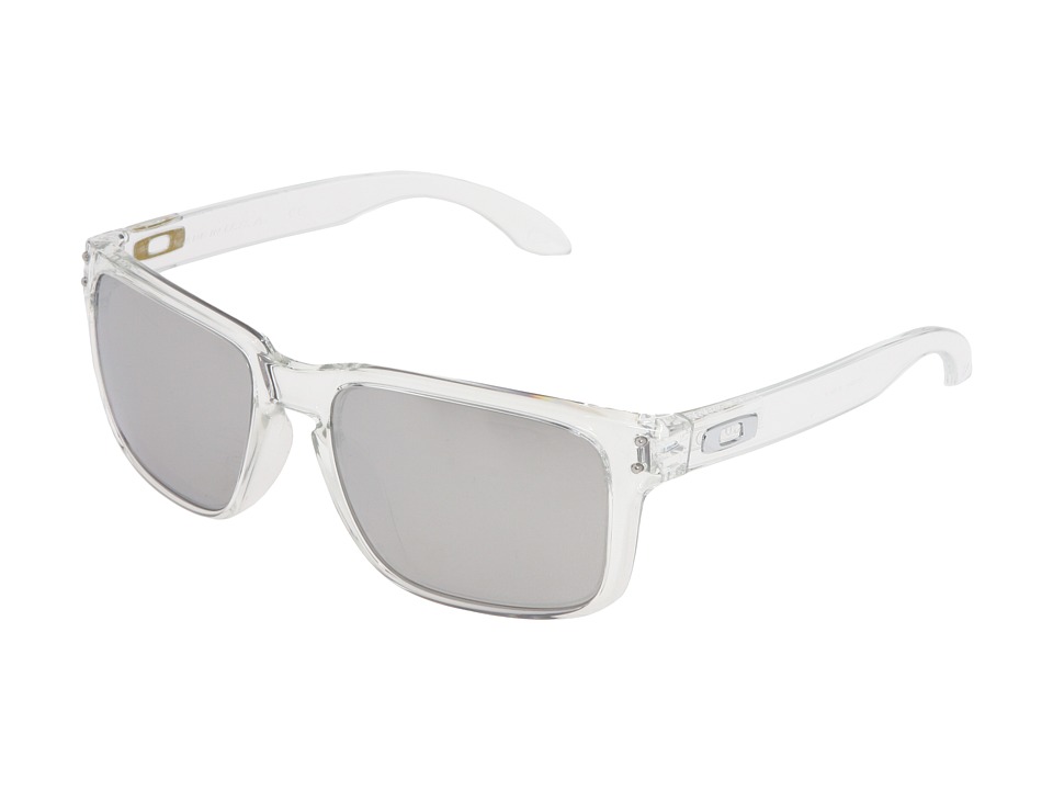 clear frame oakley sunglasses js8y clear frame oakley sunglasses js8y Sunglasses UPC 700285385211 product image for Oakley Holbrook Crystal Clear/Chrome Iridium Lens Sport