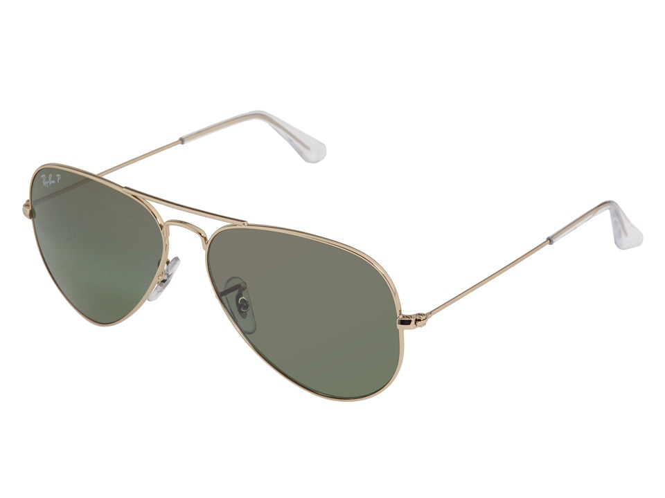UPC 805289381013 product image for Ray-Ban - RB3025 Original Aviator Polarized 58mm (Gold/Green Mirror Silver Lens) | upcitemdb.com