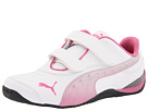 Puma Kids - Drift Cat III L Diamond Fade V (Toddler/Little Kid/Big Kid) (White/Shocking Pink/Black) - Footwear