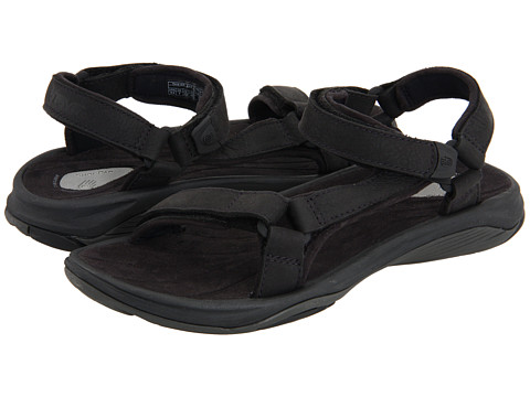 UPC 737872217693 product image for Teva Pretty Rugged Leather 3 (Black) Women's Sandals | upcitemdb.com