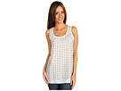 Calvin Klein - Tank Top w/Large Diamond (Eggshell)