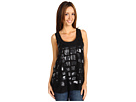 Calvin Klein - Tank Top w/Croc Sequins (Black)
