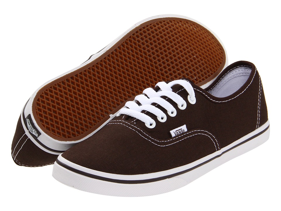 Vans - Authentic Lo Pro (Espresso/True White) Skate Shoes
