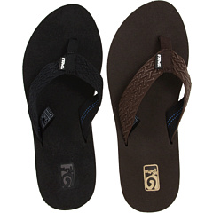 Teva Mush II 2 Pack (Tread Black Tread Brown) Footwear