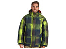 The North Face - Men's Gitter Down Jacket (Andes Green/Asphalt Grey/Lantern Green/Flare Orange)