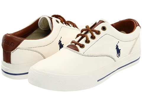 Upc 885476667588 Polo Ralph Lauren Vaughn White Leather Men S Lace Up Casual Shoes Upcitemdb Com