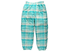Patagonia Kids - Baby Reversible Tribbles Pants (Infant/Toddler) (Headlands Plaid/Turquoise)