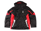 Spyder Kids - Boys Guard Jacket F11 (Big Kids) (Black/Red/White)
