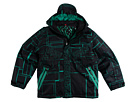 Spyder Kids - Boys Rail Jacket (Big Kids) (Black Gradient)