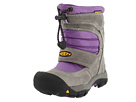 Keen Kids - Breckenridge (Toddler/Youth) (Neutral Gray/Purple Heart)