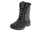 Timberland Kids - Mallard Waterproof Tall Leather and Fabric w/ Side Zip (Youth 2) (Black Smooth)