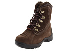 Timberland Kids - Mallard Waterproof Leather Snow Boot (Infant/Toddler) (Dark Brown Nubuck w/ Suede)