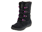 Timberland Kids - Willow Woods Waterproof Lace-Up Boot w/ Side Zip (Youth) (Black Suede)