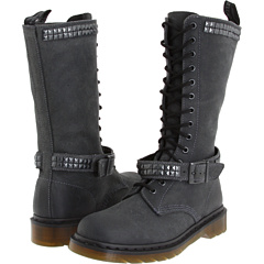 buy Dr. Martens,  Janice Studded (Charcoal Oiled Suede),  Footwear fashion shop
