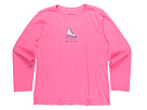 Life is good Kids - Crusher Longsleeve (Little Kids/Big Kids) (Have An Ice Day on Hot Pink)