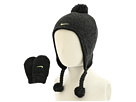Nike Kids - Marled Beanie and Mitten Set (Infant/Toddler) (Wolf Grey)