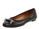 Elie Tahari - Roni Ballerina (Black Grain Calf)