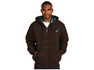 Fox - Lowmode Quilted Zip Front Fleece (Heather Brown)