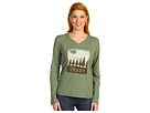 Life is good - Good Karma Karma Ridge Organic L/S Tee (Moss Green)