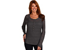 Splendid - Streak Slub L/S Knit Henley (Steel)