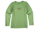 Life is good Kids - Girls Crusher L/S (Little Kids/Big Kids) (Lucky Green)