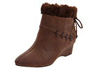 Antia - Cassandra (Mocha Vintage Leather/Suede/Tumbled Calf Toledo/Angora)