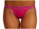 Calvin Klein Underwear - Naked Glamour String Thong w/ Lace (China Berry)