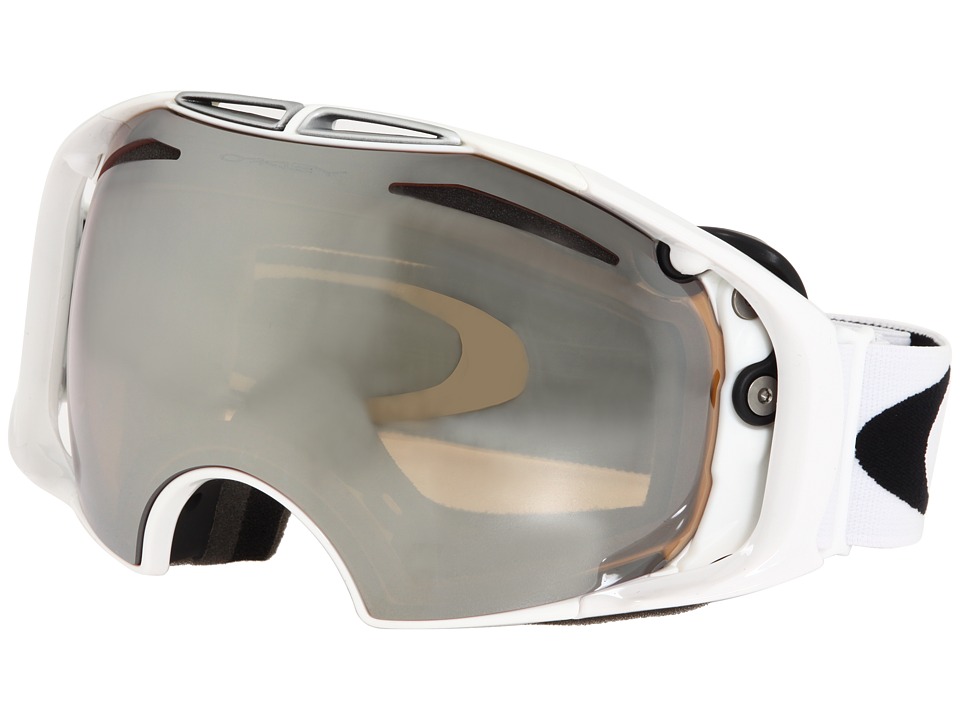 Oakley - Airbrake (Polished White/Black Iridium Lens) Snow Goggles